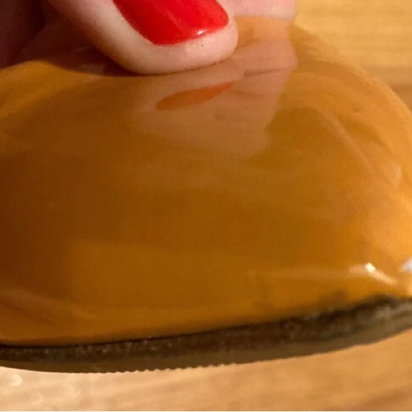 Giuseppe Zanotti Orange Patent leather kitten heels size 7 - Picture 5 of 13